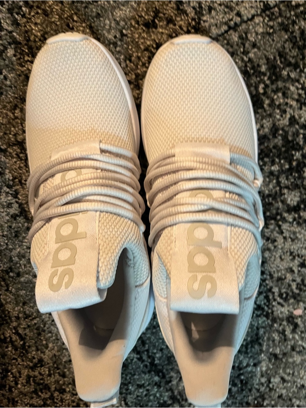 Kids White Athletic Shoes - Lightweight Comfort